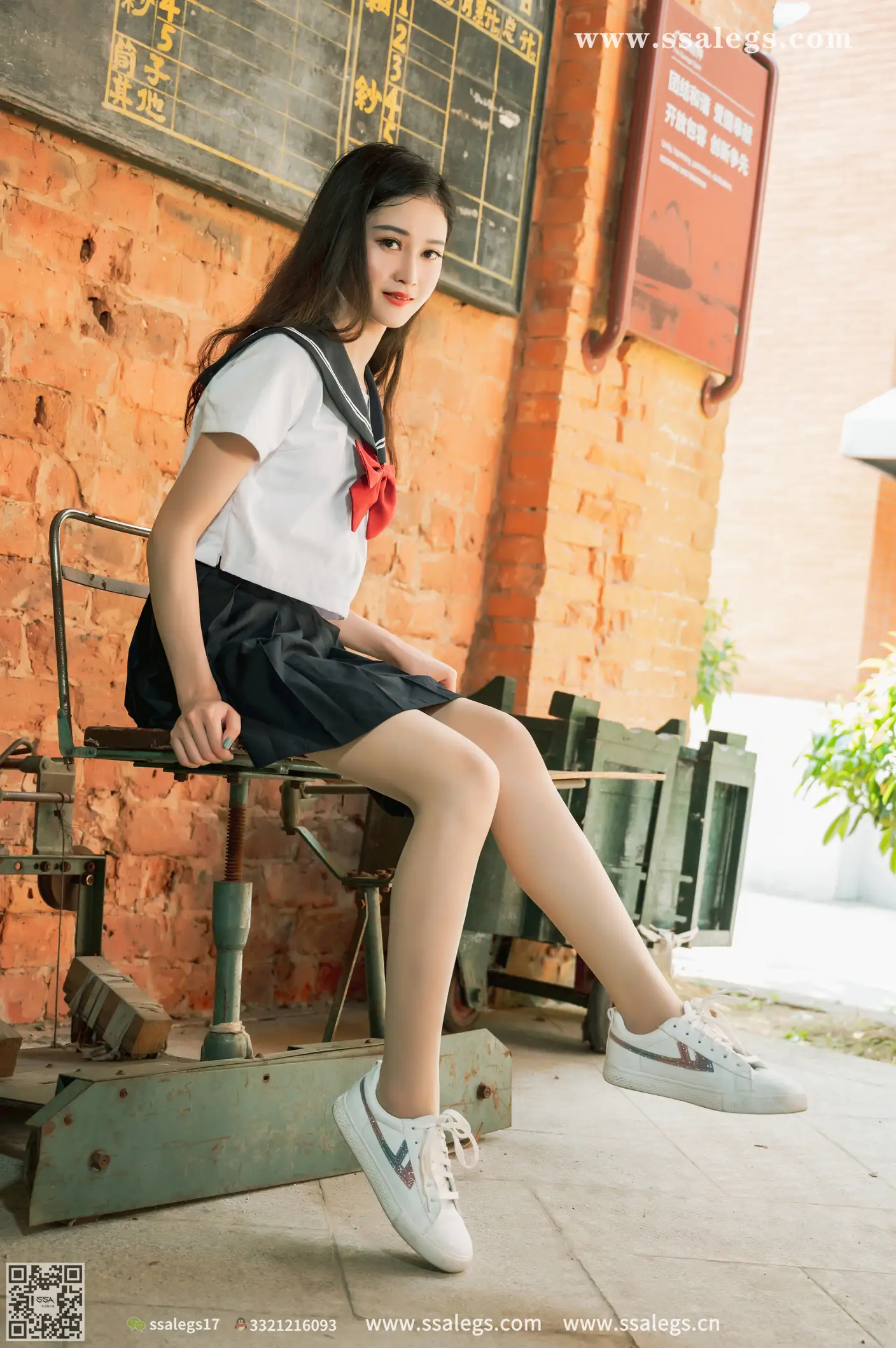 [Mzsock] NO.422 Manman white jk uniform flesh photo (Part 2) silk club#[124P]-44